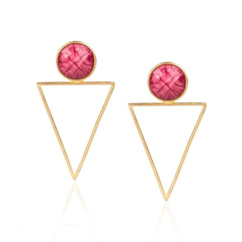 triangle-earrings-pink