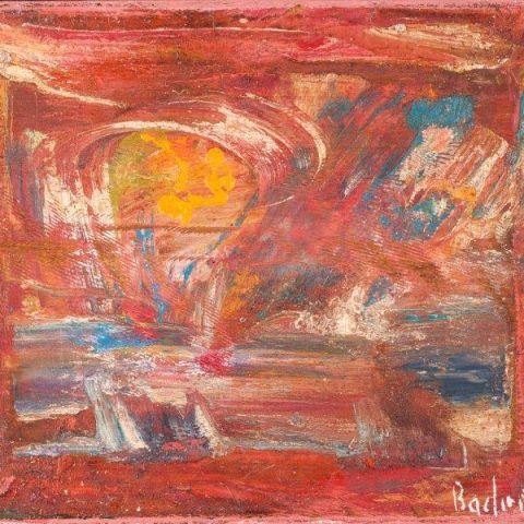 painting-red-colors-badri-modern-art