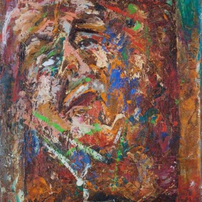 portrait of a man - badri - painting