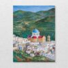 landscape in Mitilini chalatova eleni original painting oil colors