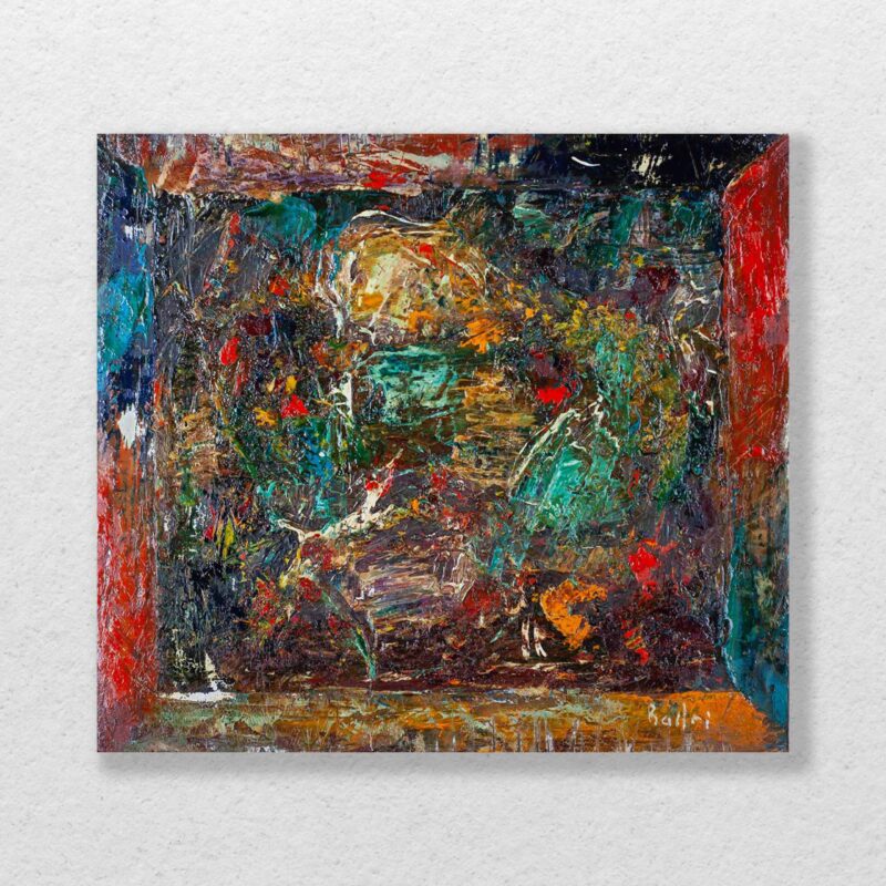badri painting abstract art oil modern art