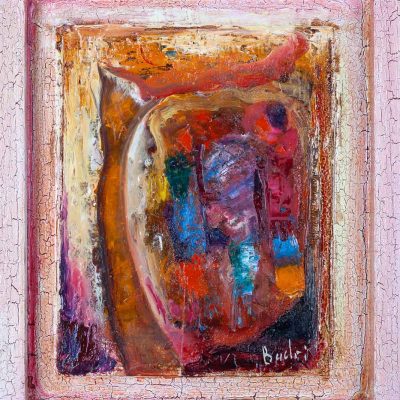 badri original oil painting - colors of love