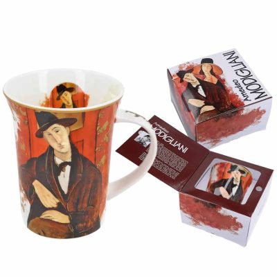 Mug - A. Modigliani, Mario Varvogli, high quality porcelain