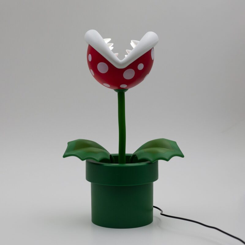 Paladone Super Mario - Piranha Plant Posable Lamp BDP Light, super mario fans, fully posable stalk , lamp, λαμπα σαρκοφάγο φυτό super mario