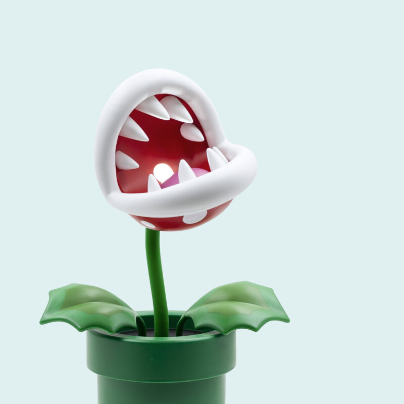 Paladone Super Mario - Piranha Plant Posable Lamp BDP Light, super mario fans, fully posable stalk , lamp, λαμπα σαρκοφάγο φυτό super mario