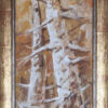 Αλεξανδρος Βακιρτζής κορμοι δέντρων μακροστενος πινακας ζωγραφικης ελαιογραφια σε καμβα, αυθεντικος πινακας ζωγραφικής, προσιτες τιμές, μοσχάτο, trees, κορμός δέντρου πινακας