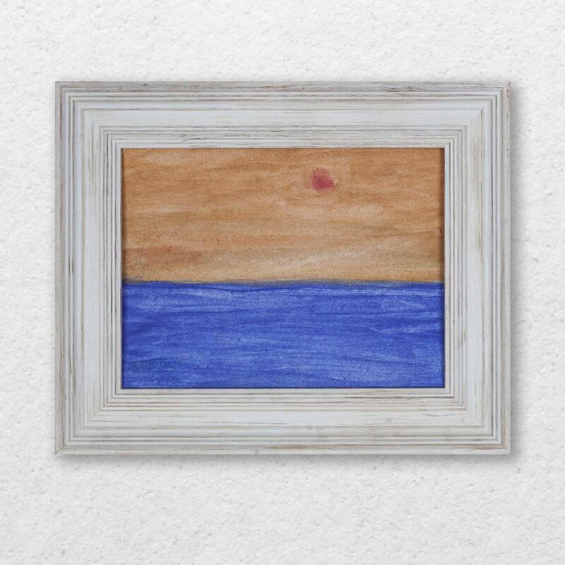 ζωγραφικη, πινακας ζωγραφικης, γκαλερί με εργα τεχνης, κοντης, sunset in the sea stavros kontis painting , ηλιοβασιλεμα που πεφτει στην θαλασσα Κοντης, πορτοκαλι ηλιοβασιλεμα