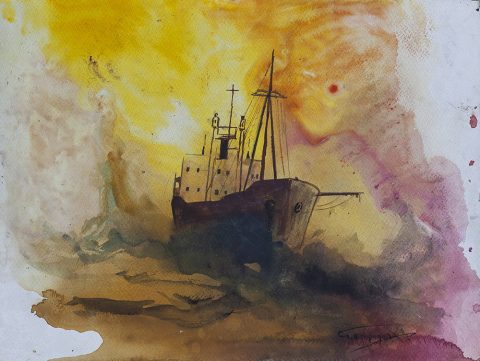 Mani, pinakas zwgrafikis me topio Mani, giorgos piperopoulos, watercolor painting, expressionism, expressionism, giorgos piperopoulos, ekspresionismos, eksprenionistis, pinakas zwgrafikis akouarela me nerompogies , painting with water color, church, ekklisia, omorfa xrwmata, texnis, art, sculpture painting, still life water color, womens ancient wisdom, frouta, arxaia sofia, thea dimitra, lagnia, pianakas zwgrafikis me thisia se theous, symposium piperopoulos, pinakas zwgrafikis kataigida karavi se kategida giorgos piperopoulos
