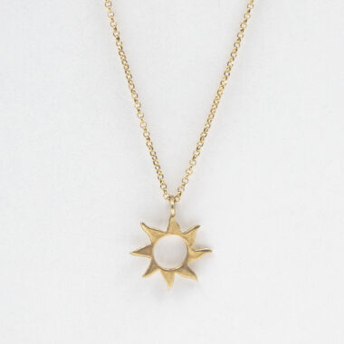 small sun necklace, 24k goldplated sunny designs handmade necklace, κολιε ήλιος 24 επιχρυσωμα ελληνικης κατασκευης χειροποίητο κοσμημα