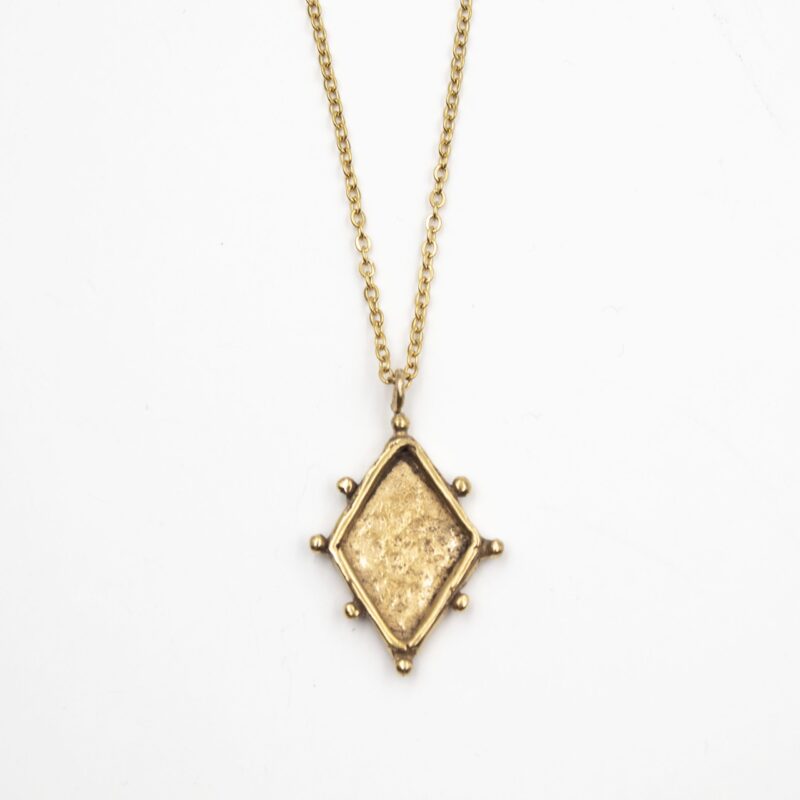 necklace dapne's brass 24 gold plated circle necklace, δαφνης κολιέ ορειχαλκος με 24κ επιχρυσωμα χειροποιητα κοσμηματα, sunny designs