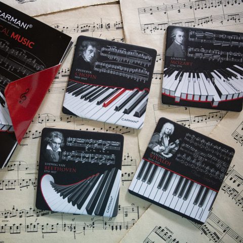 Set of 4 cork pads - Classical Music