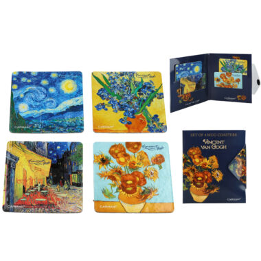 Set of 4 cork pads - V. van Gogh, souver carmani