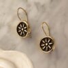 sunny designs, handmade jewelleries, χειροποίητα κοσμηματα, χειροποίητα σκουλαρίκια με ήλιο 24κ επιχρυσωμένα