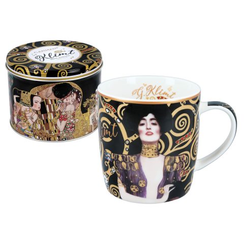 koupa me tsiggino kouti Klimt carmani, Mug in a metal tin - G. Klimt, Judith