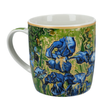 Mug in metal tin - V. van Gogh, Irises (CARMANI)