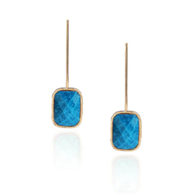 sunny designs, kontis moschato handmade earrings square earrings, χειροποίητα σκουλαρίκια τετραγωνα σκουλαρικια με βέργα κρεμαστά και χρωματιστή πέτρα