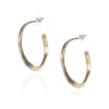 sunny designs handmade earrings hoops, χειροποίητα σκουλαρίκια μεγάλοι κρικοι, σκουλαρίκια 24κ επιχρυσωμένα