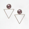 triange earrings silver 925, handmade earrings, χειροποιητα σκουλαρικια ασημενια, ασημι 925 σκουλαρικια για στυλ