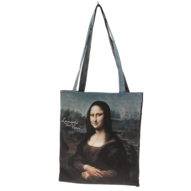021-8653 Shoulder bag - L. da Vinci (CARMANI), two side bag, τσαντα tote bag ιδανικο για δώρο Ντα Βιντσι Μονα λιζα , τελεια ποιοτητα, εσωτερικη τσέπη, τελεια τιμή, ιδανικό δωρο για λάτρες της τέχνης, δωρο τέχνης τσάντα ώμου