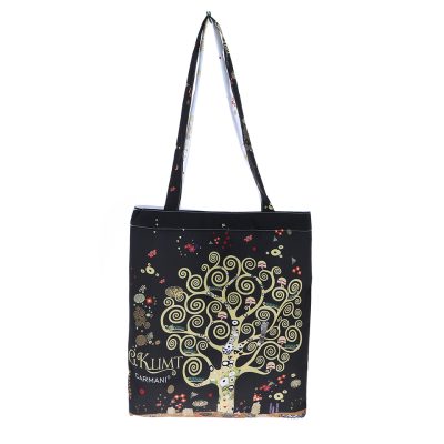 Tote bag - G. Klimt, The Tree of Life, tote bag with ship, amazing quality, good gifts athens, , τελεια ποιοτητα, εσωτερικη τσέπη, τελεια τιμή, ιδανικό δωρο για λάτρες της τέχνης, δωρο τέχνης τσάντα ώμου
