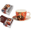 Espresso cup with saucer - A. Modigliani, Mario Varvogli carmani products gifts, athens, dwra texnis athina