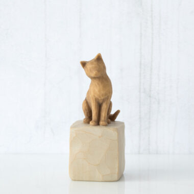 Love my Cat (light) Always with me, full of personality! Dog and Cat figures work well with other family pieces to create Family Groupings. handpainted figure, Cat gift, cat figurine, φιγούρα γάτα
