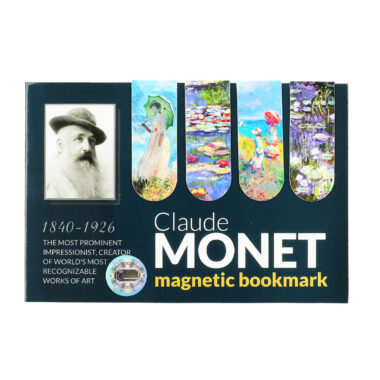 Set of 4 magnetic bookmarks - C. Monet (CARMANI) μαγνητικοι σελιδοδείκτες με εργα ζωγραφικης, δωρα τέχνης, δωρα για ανθρωπους που διαβαζουν, δωρα για καλλιτέχνες, δωρο τέχνης, δωρο, δωρο μοσχάτο, δωρα αθήνα, οικονομικά δώρα, εταιρικά δωρα, μοναδικά δώρα