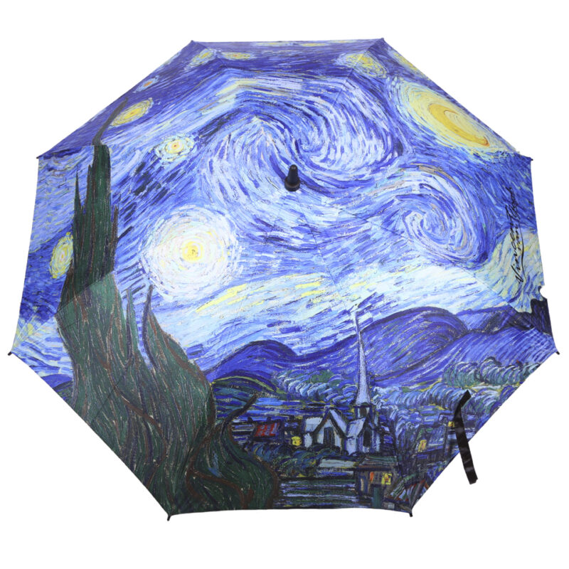 Automatic umbrella - V. van Gogh, The Starry Night (CARMANI), μεγάλη ομπρέλα, τεράστια ομπρελα με την εναστρη νύχτα, gift ideas, δωρα, μοσχάτο, χρησιμα δωρα, carmani