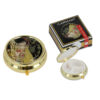 Small pill box, round - G. Klimt, The Kiss (CARMANI), κουτι για χαπια με το φιλι του κλιμτ