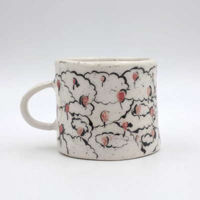 coffee, coffee, handpainted, μπαλόνια, balloons, mug , handmade , pottery, ceramic, κεραμικό, κεραμικά, χειροποίητο
