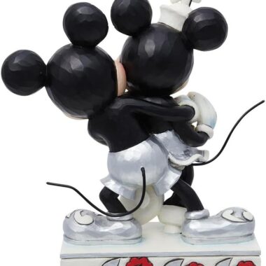 Enesco Disney Traditions by Jim Shore Mickey Minnie Mouse Christmas Stone Resin Figurine, 12 x 7.5 x 12.5 cm, Multi-Color, φιγουρα Disney Μινι και Μικυ αγκαλιά, ιδανικό δωρο για λατρεις παιδικων ταινιων και disney, συλλεκτικο αντικειμενο, για συλλεκτες disney , δωρο χριστουγεννων, δωρο αγάπης, δωρο για επέτειο, συλλεκτικο διακοσμητικό disney για τα 100 χρονια