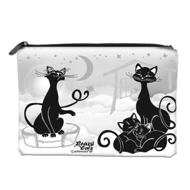 Crazy cats cosmetic bag, Compact cosmetic organizer, Travel-friendly jewelry pouch, Cosmetic bag for cat lovers, 21x15cm travel pouch, Cute cat design travel bag, Versatile cosmetics organizer, Trendy cat-themed travel accessory, Small makeup bag for travel, Jewelry storage pouch, Cat lover's travel essential, Compact cosmetic case, Stylish travel companion, Cosmetic and jewelry organizer, Travel-sized crazy cat bag, Νεσεσέρ Crazy Cats, Συμπαγές οργανωτικό καλλυντικών, Τσαντάκι κοσμημάτων φιλικό για ταξίδια, Νεσεσέρ για λάτρεις των γατών, Τσαντάκι ταξιδίου 21x15cm, Χαριτωμένος σχεδιασμός με γάτες για ταξίδι, Πολυδιάστατο οργανωτικό καλλυντικών, Μοδάτο τσαντάκι ταξιδίου με θέμα γάτας, Μικρό νεσεσέρ μακιγιάζ για ταξίδι, Τσαντάκι αποθήκευσης κοσμημάτων, Απαραίτητο ταξιδιωτικό αξεσουάρ για λάτρεις των γατών, Συμπαγές κοσμητικό νεσεσέρ, Στιλάτος συνοδός ταξιδιού, Οργανωτικό καλλυντικών και κοσμημάτων, Ταξιδιωτικό τσαντάκι με τρελές γάτες,