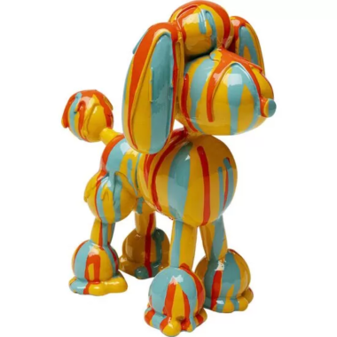 Διακοσμητικό επιτραπέζιο σκύλος, πολύχρωμο, πολυρεζίνη, 16x9,5x17 εκ. English: Decorative tabletop dog, colorful, resin, 16x9,5x17 cm