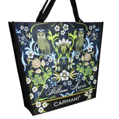 Shoulder bag - W. Morris (Carmani) aesthetic shopping bag, tsanta gia pswnia, supermarket bag, mosxato, dwra texnis, kontis