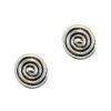 spiral stud earrings, handmade earrings, silver 925 jewellery, xeiropoihta kosmimata sunny designs, spires, skoylarikia spires