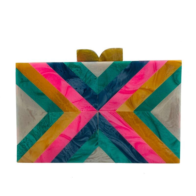 wooden colorful bag