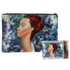 "Cosmetic bag featuring Amedeo Modigliani's artwork by Carmani. Amedeo Modigliani, cosmetic bag, art-inspired accessory, Modigliani gift, stylish pouch, eco-friendly bag, unique design, functional art, gift for art lovers. "Τσάντα καλλυντικών με έργο του Αμεντέο Μοντιλιάνι από την Carmani. Αμεντέο Μοντιλιάνι, τσάντα καλλυντικών, αξεσουάρ εμπνευσμένο από τέχνη, δώρο Μοντιλιάνι, στυλάτη θήκη, οικολογική τσάντα, μοναδικός σχεδιασμός, λειτουργική τέχνη, δώρο για λάτρεις της τέχνης.