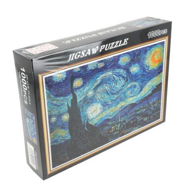 Enjoy hours of creative fun with this 1000-piece puzzle featuring Vincent van Gogh's iconic artwork, 