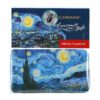 Rectangular mirror featuring Vincent van Gogh's Starry Night artwork by Carmani. Vincent van Gogh, Starry Night, rectangular mirror, art-inspired accessory, van Gogh gift, stylish design, compact mirror, functional art, gift for art lovers, Ορθογώνιος καθρέφτης με έργο του Βίνσεντ βαν Γκογκ, Το Αστεροβραδινό, από την Carmani. Βίνσεντ βαν Γκογκ, Το Αστεροβραδινό, ορθογώνιος καθρέφτης, αξεσουάρ εμπνευσμένο από τέχνη, δώρο βαν Γκογκ, στυλάτος σχεδιασμός, συμπαγής καθρέφτης, λειτουργική τέχνη, δώρο για λάτρεις της τέχνης.