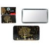 Rectangular mirror featuring Gustav Klimt's Tree of Life artwork by Carmani. Gustav Klimt, Tree of Life, rectangular mirror, art-inspired accessory, Klimt gift, stylish design, compact mirror, functional art, gift for art lovers.""Ορθογώνιος καθρέφτης με έργο του Γκούσταβ Κλιμτ, Δέντρο της Ζωής, από την Carmani. Γκούσταβ Κλιμτ, Δέντρο της Ζωής, ορθογώνιος καθρέφτης, αξεσουάρ εμπνευσμένο από τέχνη, δώρο Κλιμτ, στυλάτος σχεδιασμός, συμπαγής καθρέφτης, λειτουργική τέχνη, δώρο για λάτρεις της τέχνης