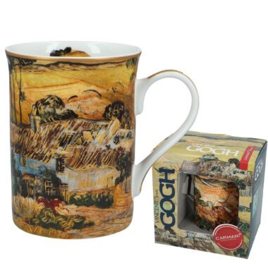 Classic Mug - V. van Gogh, Thatched Houses against a Hill (Carmani)