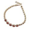 Classic elegant vintage-style bracelet featuring a red zircon stone, perfect for women and an amazing gift idea. vintage bracelet, elegant bracelet, red zircon bracelet, women’s jewelry, jewelry gift, luxury bracelet, classic style, gemstone bracelet, stylish women’s bracelet, unique gift for her Κλασικό κομψό βραχιόλι vintage στυλ με πέτρα κόκκινο ζιργκόν, ιδανικό για γυναίκες και εξαιρετική ιδέα για δώρο. vintage βραχιόλι, κομψό βραχιόλι, βραχιόλι με κόκκινο ζιργκόν, γυναικείο κόσμημα, δώρο κόσμημα, πολυτελές βραχιόλι, κλασικό στυλ, βραχιόλι με πολύτιμες πέτρες, στυλάτο γυναικείο βραχιόλι, μοναδικό δώρο για εκείνη