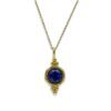 Handmade 24k gold-plated brass Harmony necklace with a beautiful lapis lazuli stone, featuring a 48cm stainless steel chain. A stunning and unique piece perfect for women and a meaningful gift from Sunny Designs. lapis lazuli necklace, Harmony necklace, gold-plated brass jewelry, 24k gold-plated necklace, handmade necklace, stainless steel chain, women’s jewelry, unique gift, stylish necklace, gemstone necklace Χειροποίητο κολιέ Harmony από επιχρυσωμένο ορείχαλκο 24 καρατίων με υπέροχη πέτρα λάπις λάζουλι, με αλυσίδα 48cm από ανοξείδωτο ατσάλι. Ένα μοναδικό και κομψό κόσμημα ιδανικό για γυναίκες και ένα ιδιαίτερο δώρο από τη Sunny Designs. κολιέ λάπις λάζουλι, κολιέ Harmony, κόσμημα από επιχρυσωμένο ορείχαλκο, κολιέ επιχρυσωμένο 24 καρατίων, χειροποίητο κολιέ, αλυσίδα ανοξείδωτου ατσαλιού, γυναικείο κόσμημα, μοναδικό δώρο, κομψό κολιέ, κολιέ με πολύτιμους λίθους