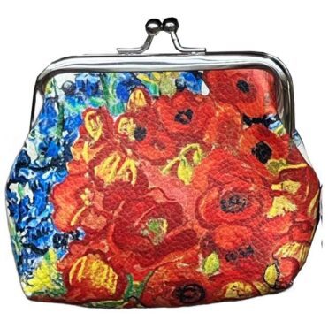 Vincent van Gogh wallet, Poppies wallet, art-inspired wallet, compact wallet, stylish accessory, gift for art lovers. A compact and stylish wallet inspired by Vincent van Gogh's masterpiece "Poppies," perfect for daily use or as an elegant gift. Greek: Πορτοφόλι Vincent van Gogh, πορτοφόλι με Poppies, πορτοφόλι εμπνευσμένο από τέχνη, πρακτικό πορτοφόλι, κομψό αξεσουάρ, δώρο για λάτρεις της τέχνης. Ένα πρακτικό και κομψό πορτοφόλι, εμπνευσμένο από το αριστούργημα "Poppies" του Vincent van Gogh, ιδανικό για καθημερινή χρήση ή ως ένα κομψό δώρο.