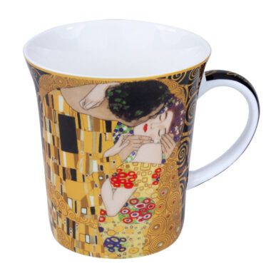 mug, Klimt mug, The Kiss mug, Tree of Life mug, art-inspired mug, decorative gift box mug, elegant coffee mug, Gustav Klimt gift, This elegant 420ml mug, inspired by Gustav Klimt's 