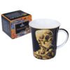 mug, Van Gogh mug, Skull with burning cigarette mug, art-inspired mug, decorative gift box mug, elegant coffee mug, Vincent van Gogh gift, This elegant 420ml mug, inspired by Vincent van Gogh's "Skull with Burning Cigarette," is beautifully packaged in a decorative gift box, perfect for coffee and art enthusiasts. Greek: κούπα, κούπα Van Gogh, κούπα Skull with burning cigarette, κούπα τσαγιού εμπνευσμένη από την τέχνη, διακοσμητική συσκευασία δώρου, κομψή κούπα καφέ, δώρο Vincent van Gogh, Αυτή η κομψή κούπα των 420ml, εμπνευσμένη από το έργο "Skull with Burning Cigarette" του Vincent van Gogh, είναι όμορφα συσκευασμένη σε διακοσμητική συσκευασία δώρου, ιδανική για λάτρεις του καφέ και της τέχνης.