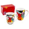 Set of 2 large mugs, Kandinsky mugs, abstract art mugs, elegant mugs, Wassily Kandinsky gift, decorative gift box, This set of two elegant large mugs, inspired by the abstract artworks of the great painter Wassily Kandinsky, is packaged in a decorative gift box. Capacity 400 ml. Greek: σετ 2 μεγάλες κούπες, κούπες Kandinsky, κούπες αφηρημένης τέχνης, κομψές κούπες, δώρο Wassily Kandinsky, διακοσμητική συσκευασία δώρου, Αυτό το σετ από δύο κομψές μεγάλες κούπες, εμπνευσμένο από τα αφηρημένα έργα του μεγάλου ζωγράφου Wassily Kandinsky, είναι συσκευασμένο σε διακοσμητική συσκευασία δώρου. Χωρητικότητα 400 ml.