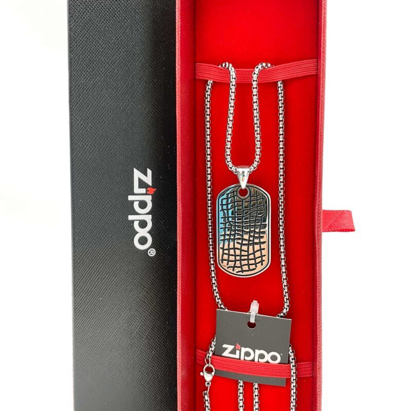 Zippo Necklace Stainless Steel Identity A sleek and modern stainless steel necklace featuring a Zippo-style pendant with an identity design. A unique accessory that combines bold style and functionality. Zippo necklace, stainless steel pendant, identity design necklace, stylish men's necklace, modern jewelry, personalized necklace, gift for him, Christmas gifts, Zippo accessories, high-quality stainless steel necklace. Κολιέ Zippo Ανοξείδωτο Ατσάλι Ταυτότητα Ένα κομψό και μοντέρνο κολιέ από ανοξείδωτο ατσάλι με κρεμαστό pendant σε στυλ Zippo και σχέδιο ταυτότητας. Ένα μοναδικό αξεσουάρ που συνδυάζει δυναμικό στυλ και λειτουργικότητα. Κολιέ Zippo, κολιέ από ανοξείδωτο ατσάλι, κρεμαστό ταυτότητας, μοντέρνο κολιέ για άνδρες, κομψά κοσμήματα, προσωποποιημένο κολιέ, δώρο για εκείνον, χριστουγεννιάτικα δώρα, αξεσουάρ Zippo, υψηλής ποιότητας κολιέ από ανοξείδωτο ατσάλι.