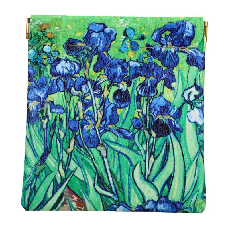 Elegant jewelry pouch/organizer featuring V. van Gogh's "Irises" design by Carmani. Compact and practical, measuring 12x12.5 cm, it's ideal for storing jewelry and small items in your bag. A perfect accessory for travel or daily use and a thoughtful gift for art enthusiasts. jewelry pouch, Irises organizer, van Gogh pouch, Carmani bag, small storage bag, travel accessory, compact jewelry bag, art-inspired organizer, stylish pouch, decorative organizer, gift for art lovers, elegant storage solution.Κομψό πουγκί/οργανωτής κοσμημάτων με σχέδιο "Ίριδες" του Β. Βαν Γκογκ από την Carmani. Συμπαγές και πρακτικό, με διαστάσεις 12x12.5 εκ., ιδανικό για αποθήκευση κοσμημάτων και μικρών αντικειμένων μέσα στην τσάντα σας. Τέλειο αξεσουάρ για ταξίδια ή καθημερινή χρήση και μια προσεγμένη επιλογή δώρου για τους λάτρεις της τέχνης. πουγκί κοσμημάτων, οργανωτής "Ίριδες", πουγκί Βαν Γκογκ, Carmani τσάντα, μικρή αποθηκευτική τσάντα, αξεσουάρ ταξιδιού, συμπαγής τσάντα κοσμημάτων, οργανωτής εμπνευσμένος από την τέχνη, κομψό πουγκί, διακοσμητικός οργανωτής, δώρο για λάτρεις της τέχνης, κομψή αποθήκευση.