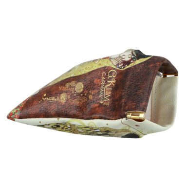 Elegant jewelry pouch/organizer featuring Gustav Klimt's iconic 